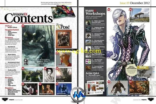 《科幻数字艺术杂志 2012年12月刊》ImagineFX December 2012的图片2