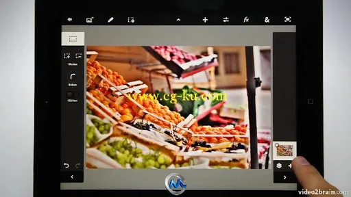 《Photoshop专业平板电脑PSTouch应用教程》video2brain Photoshop Touch German的图片1