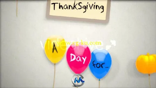 《感恩节庆祝庆典AE模板》Videohive Expresso Thanksgiving Day 02 843563的图片1