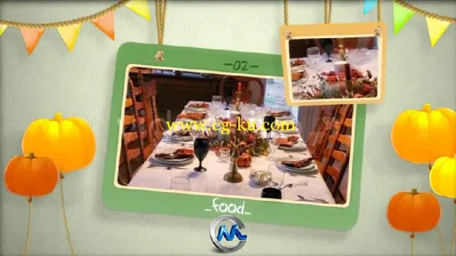 《感恩节庆祝庆典AE模板》Videohive Expresso Thanksgiving Day 02 843563的图片3