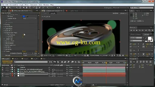 《AE与C4D和3dsmax制作饮料广告视频教程》CGTuts+ Create a High Impact Faux Ener...的图片2