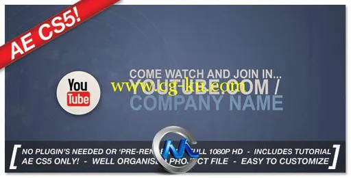 《企业网站宣传AE模板》VideoHive Corporate Social Network Ident 442801的图片1