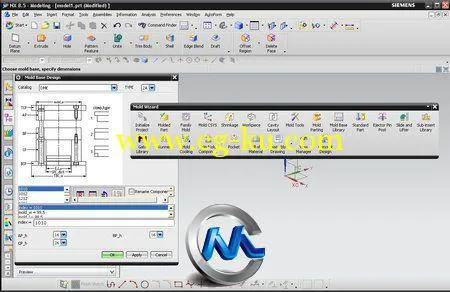 《西门子NX8.5模具数据库》Siemens NX 8.5 Engineering DataBase的图片2