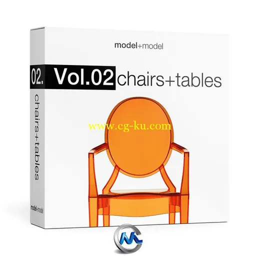 《凳子椅子桌子3D模型合辑》model+model Vol.02 Chairs+tables的图片1