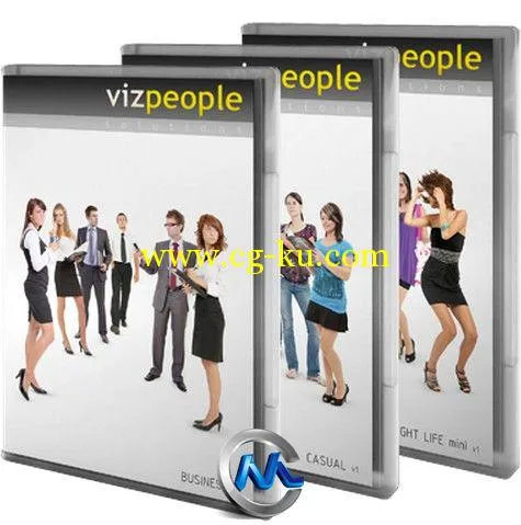 《商业休闲夜生活人物高清图片平面素材合辑》Viz-People People Bundle v1的图片1