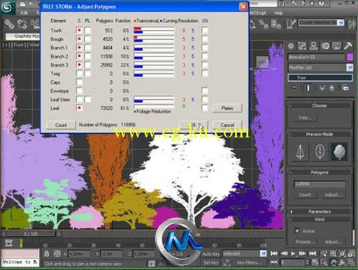 《树木植物插件V2012版》Onyx Tree Storm 2012 For 3Ds Max 2012的图片2