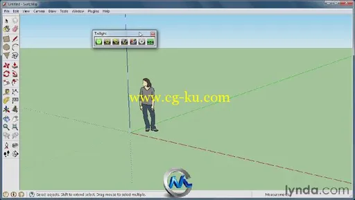 《SketchUp与Twilight渲染视频教程》Lynda.com SketchUp Rendering Using Twilight的图片1