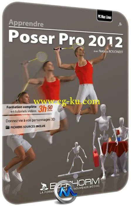 《Poser人物造型设计视频教程》Elephorm Poser Pro 2012 Learning French的图片1