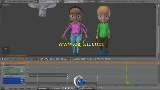 《Blender角色动画工作流程视频教程》CG Cookie Blender Animation Toolkit的图片3