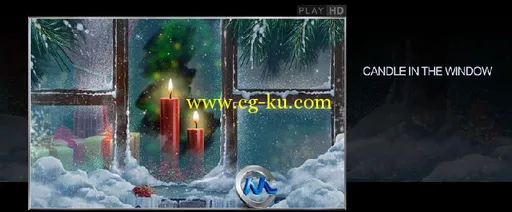 《DJ圣诞背景动画视频素材合辑Vol.2》DigitalJuice Animated Christmas Canvases 2的图片12