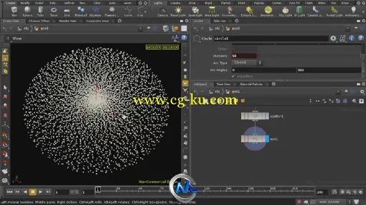 《Houdini中3D银河特效制作视频教程》cmiVFX Houdini 3D Galaxy Creation Effects的图片5