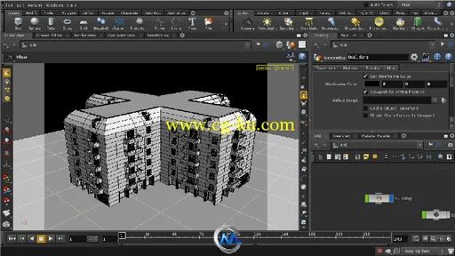 《Houdini建筑结构制作视频教程》cmiVFX Houdini Building Generation的图片2