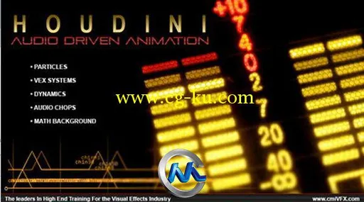 《Houdini中使用音频控制动画视频教程》cmiVFX Houdini Audio Driven Animation的图片1