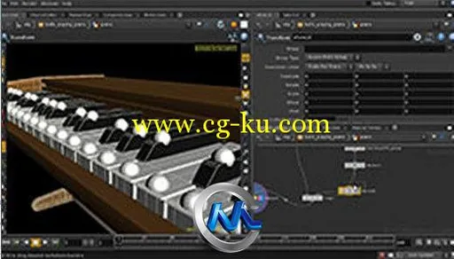 《Houdini中使用音频控制动画视频教程》cmiVFX Houdini Audio Driven Animation的图片8