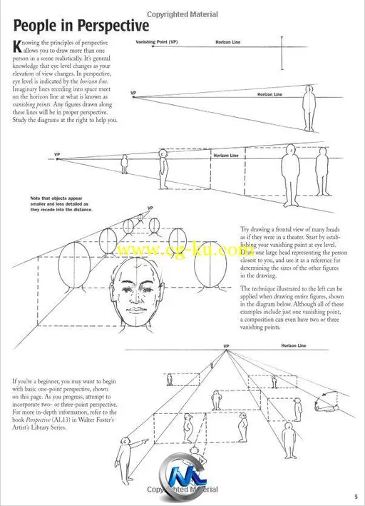 《铅笔绘画技巧书籍》Drawing People with William F. Powell的图片3