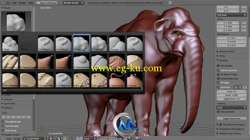 《Blender猛犸象制作视频教程》cmiVFX Blender Mammoth 2.49 To 2.5 Migration Guide的图片5