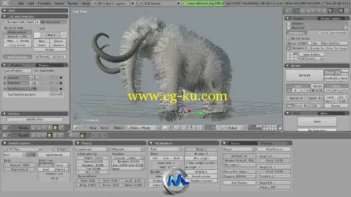 《Blender阴影与毛皮技术视频教程》cmiVFX Blender Shading and Fur的图片6