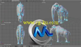 《Blender猛犸象骨骼制作视频教程第一季》cmiVFX Blender Massive Mammoth Masterc...的图片3