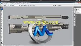 《PS游戏武器道具设计视频教程》cmiVFX Photoshop Weapon Prop Design的图片4