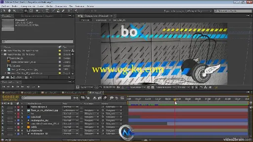 《AE与AI结合使用视频教程》video2brain Workshop Adobe Illustrator and Adobe Af...的图片3