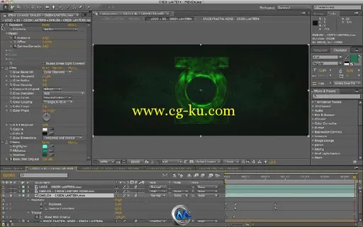 《AE制作绿灯侠电影片头视频教程》AETuts+ The Green Lantern的图片3