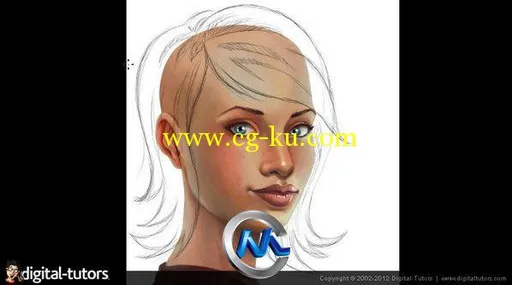 《Photoshop女性发型绘画视频教程》Digital-Tutors Painting Female Hairstyles in...的图片3