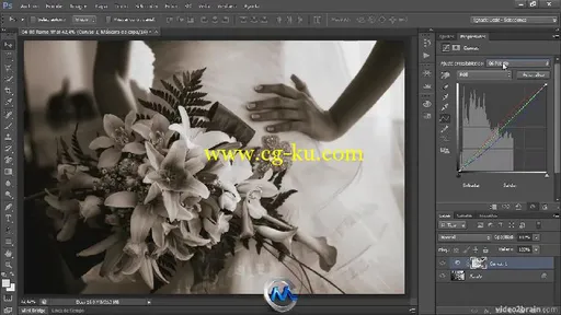 《PS黑白色艺术表现视频教程》video2brain Photoshop Special White and black Spa...的图片1