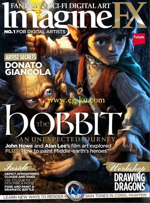 《科幻数字艺术杂志2013年1月刊》ImagineFX January 2013的图片1