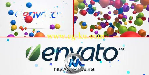 《泡泡下落片头AE模板》Videohive Bubble Logo Intro 2635687的图片1