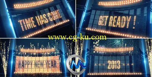 《新年倒计时AE模板》Videohive New Year Countdown 986522的图片1