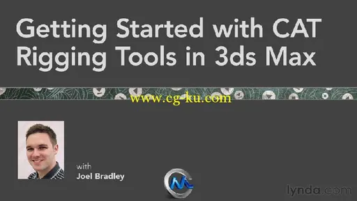 《3dsMax中CAT工具使用视频教程》Lynda.com Getting Started with CAT Rigging Too...的图片1