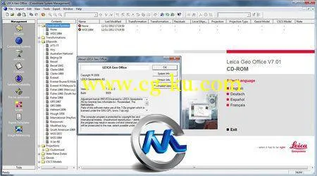 《地理信息数据管理工具7.01》Leica GEO Office 7.01的图片2