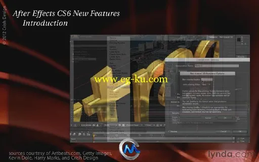 《AE CS6新功能视频教程》Lynda.com After Effects CS6 New Features的图片1