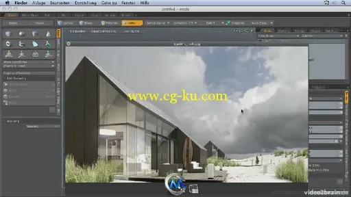 《Modo建筑设计视频教程》video2brain Modo Workshop Architecture Detailed Desig...的图片1