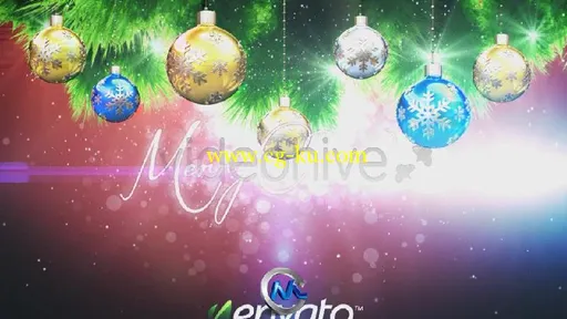 《新年圣诞快乐礼品树AE模板》VideoHive Christmas New Year Intros 954814的图片3