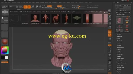 《ZBrush官方全面训练视频教程》Pixologic ZBrush Zclassrom Complete Training 2012的图片1