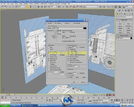 《3dsmax迷你卡车建模视频教程》CGTuts+ Mini Semi Truck Modeling Day 1-10的图片3