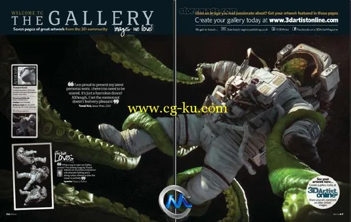 《3D艺术家书籍杂志2012年12月刊》3D Artist December 2012的图片2