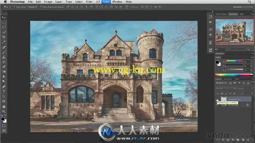 《Photoshop把图片转换成艺术油画视频教程》Lynda.com Transforming a Photo into ...的图片2