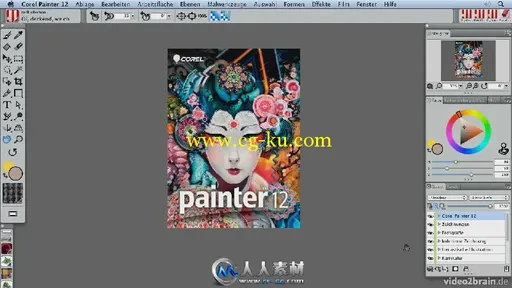 《Corel Painter 12基础入门视频教程》video2brain Corel Painter 12 The Basics G...的图片1