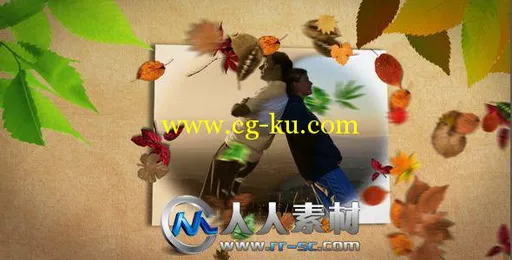 《温馨秋叶相册AE模板》Videohive Slideshow Golden Autumn 697875的图片1