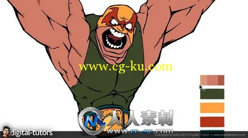 《AI与PS卡通绘画视频教程》Digital-Tutors Logo Workshop The Angry Taco的图片3