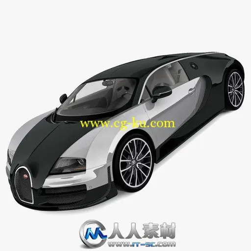 《布加迪威航跑车3D模型》Turbo Squid Bugatti Veyron的图片1