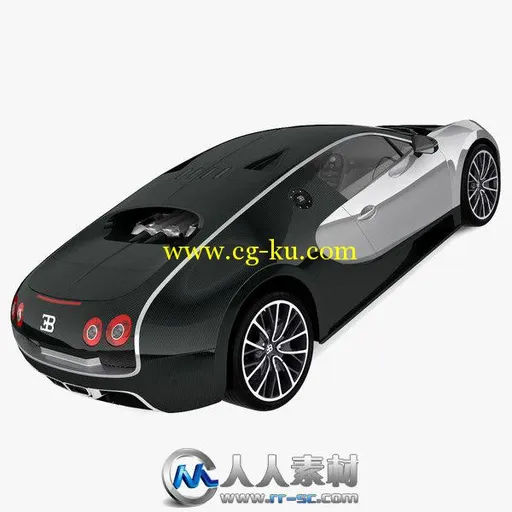 《布加迪威航跑车3D模型》Turbo Squid Bugatti Veyron的图片12