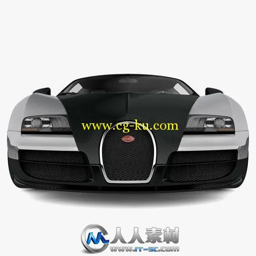 《布加迪威航跑车3D模型》Turbo Squid Bugatti Veyron的图片14