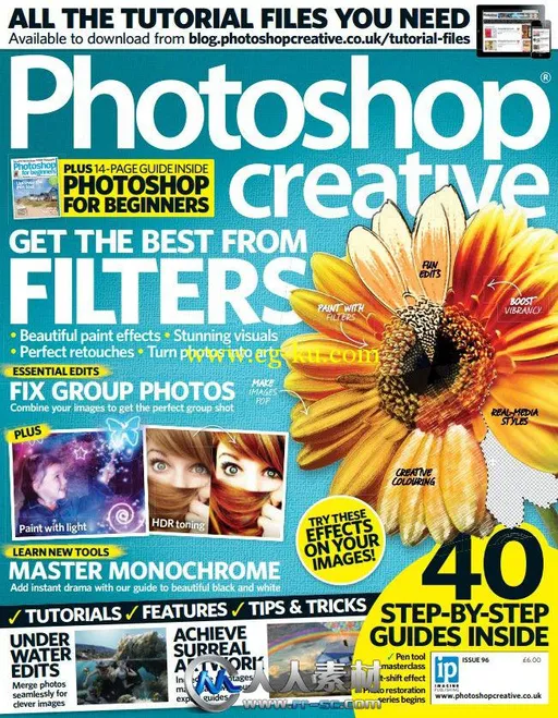 《Photoshop创意杂志2013年第96期》Photoshop Creative UK Issue 96 2013的图片1