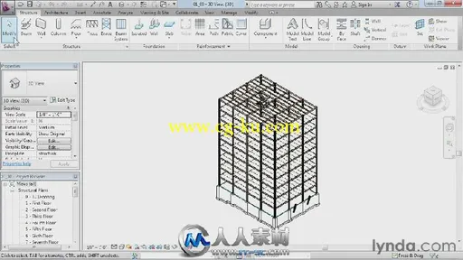 《Revit Structure 基础入门视频教程》Lynda.com Revit Structure 2013 Essential ...的图片2