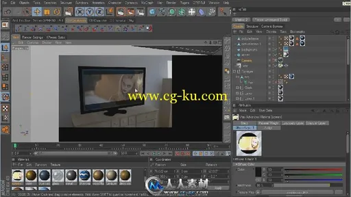 《C4D中Vray渲染引擎基础指南视频教程》A Beginners Guide to V-Ray for Cinema 4D的图片2