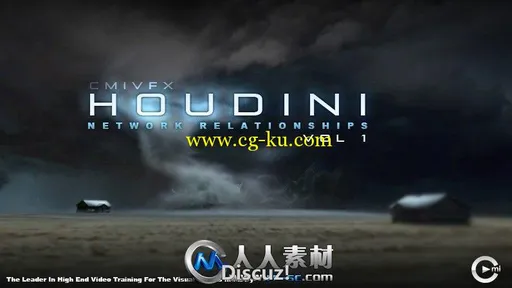 《Houdini龙卷风粒子特效视频教程》cmiVFX Houdini Network Relationships Vol 1的图片1