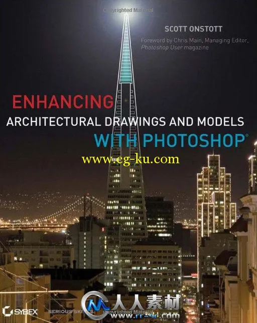 《Photoshop制作建筑图纸教学书籍》Enhancing Architectural Drawings and Models ...的图片1